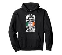 Irish by Blood American by Birth Patriot Funny Saying Sweat à Capuche