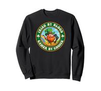 Irish by Blood Gamer by Choice Leprechaun de la Sweatshirt