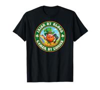 Irish by Blood Gamer by Choice Leprechaun de la T-Shirt