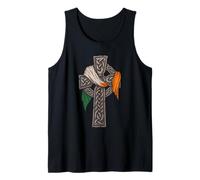 Irish Celtic Cross - Irlande Flag - St Patricks Day Débardeur