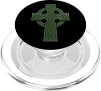Irish Christian Celtic Cross - Celtic Knot PopSockets PopGrip pour MagSafe