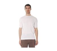 Irish Crone - T-Shirt ras du cou en coton à manches courtes - Homme - Pulls - Blanc - Taille: M