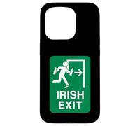 Irish Exit | Buveur de bière drôle Coque pour iPhone 15 Pro