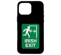 Irish Exit | Buveur de bière drôle Coque pour iPhone 16 Pro Max