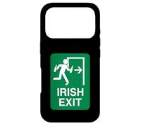 Irish Exit | Buveur de bière drôle Coque pour iPhone 17 Pro