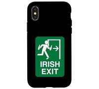 Irish Exit | Buveur de bière drôle Coque pour iPhone X/XS