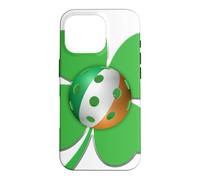Irish Flag Pickleball - St Patricks Day Coque pour iPhone 16 Pro