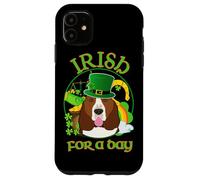 Irish for A Day Basset Hound Dog Lucky Charm St Patricks Day Coque pour iPhone 11