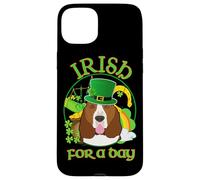 Irish for A Day Basset Hound Dog Lucky Charm St Patricks Day Coque pour iPhone 15 Plus