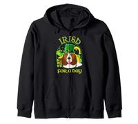 Irish for A Day Basset Hound Dog Lucky Charm St Patricks Day Sweat à Capuche
