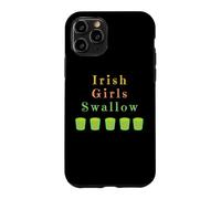 Irish Girls Swallow Shots Boire Boisson Boire St Patrick Coque pour iPhone 11 Pro