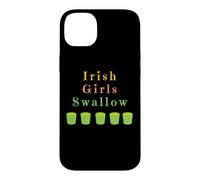 Irish Girls Swallow Shots Boire Boisson Boire St Patrick Coque pour iPhone 14 Plus