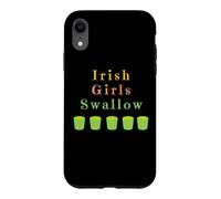 Irish Girls Swallow Shots Boire Boisson Boire St Patrick Coque pour iPhone XR