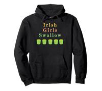 Irish Girls Swallow Shots Boire Boisson Boire St Patrick Sweat à Capuche