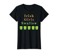 Irish Girls Swallow Shots Boire Boisson Boire St Patrick T-Shirt Graphique avec Valeur