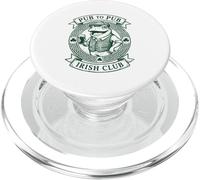 Irish Heritage Frog Monochrome Pub to Pub St Patrick PopSockets PopGrip pour MagSafe