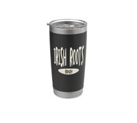 Irish Heritage Irish Roots Brady Nom de famille Gobelet isotherme en acier inoxydable double paroi