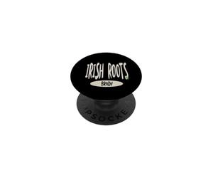 Irish Heritage Irish Roots Brady Nom de Famille PopSockets PopGrip Adhésif
