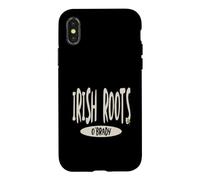 Irish Heritage Irish Roots O'Brady Nom de Famille Coque pour iPhone X/XS