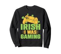 Irish I Was Gaming Funny St Patrick Day Gamer Sweatshirt