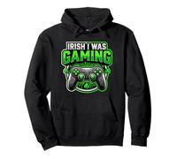 Irish I Was Gaming Funny St Patrick Day Gamer Youth Men Boy Sweat à Capuche