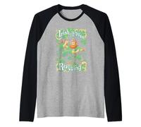 Irish I Was Rolling Jiu Jitsu BJJ Shamrock St Patrick Day Manche Raglan