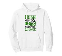 Irish Kisses and Shamrock Souhaite Un trèfle pour la Saint-Patrick Sweat à Capuche