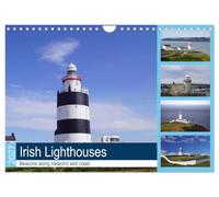 Irish Lighthouses - Beacons along Ireland's wild coast (Wall Calendar 2027 DIN A4 landscape), CALVENDO 12 Month Wall Calendar: Lighthouses around the green island of Ireland