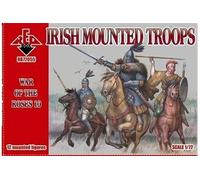 Irish Mounted Troops,war Of The Roses 10 - 1:72e - Red Box