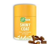 Irish Pure Shiny Coat Lot de 100 friandises pour chien - 1 x 300 g - Soin du pelage brillant - Santé de la peau - Graines de lin comme booster de brillance du pelage - Acides gras oméga-3 - Vitamine