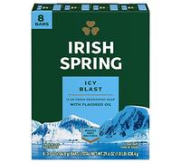 Irish Spring ICY Blast Cool Refreshment Deodorant Soap 8 x 120 ML
