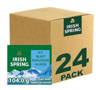 Irish Spring Men's Deodorant Soap Bar, Icy Blast - 24 Count