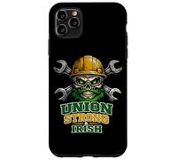 Irish Union Strong and Irish Skull Casque Rigide St Patrick Coque pour iPhone 11 Pro Max