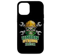 Irish Union Strong and Irish Skull Casque Rigide St Patrick Coque pour iPhone 12/12 Pro