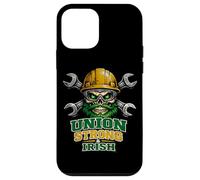 Irish Union Strong and Irish Skull Casque Rigide St Patrick Coque pour iPhone 12 Mini