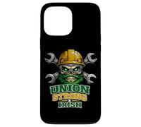 Irish Union Strong and Irish Skull Casque Rigide St Patrick Coque pour iPhone 13 Pro Max