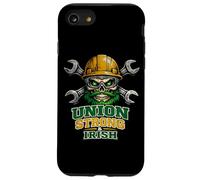 Irish Union Strong and Irish Skull Casque Rigide St Patrick Coque pour iPhone SE (2020) / 7/8
