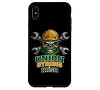 Irish Union Strong and Irish Skull Casque Rigide St Patrick Coque pour iPhone XS Max