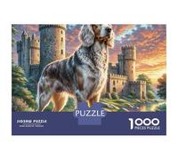 Irish Wolfhound 1000 Pièces Carton Premium Coffret De Puzzles Extrêmement Difficile Défi Unique Puzzles pour La Décoration Intérieure 70x50cm/1000pcs
