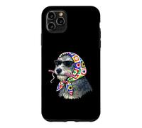 Irish Wolfhound Dog Granny Fil à Crochet carré Coque pour iPhone 11 Pro Max