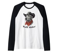 Irish Wolfhound Funny Manche Raglan