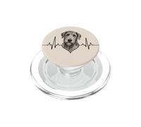 Irish Wolfhound Heartbeat Heart Design Chien Amant Chien PopSockets PopGrip pour MagSafe