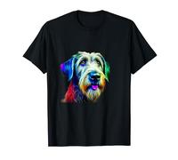 Irish Wolfhound Pop Art I Dog Lover I Splash Art Wolfhound T-Shirt