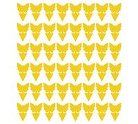 Irishom 12 pièces piège Collant Jaune Insecte Volant Attrape-moucheron Collant Double Face pour Les Mouches, Les pucerons, Les Mouches des Fruits à l'intérieur et à l'extérieur