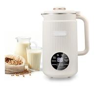 Irishom 8 IN 1 Machine à Lait Végétaux, Machine à Lait de Noix Automatique, Machine pour Lait Végétal Fait Maison sans Lactose, pour Avoine, Soja, Noix, Fruits etc (Blanc)