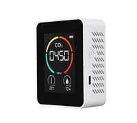 Irishom Détecteur de CO2 Portable d'intérieur Multifonctionnel avec thermomètre hygromètre numérique et analyseur de qualité de l'air Domestique