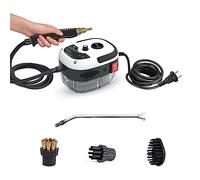 Irishom Nettoyeur à Vapeur Portable 2500W Machine de Nettoyage à Vapeur Pressurisée Haute Température avec Têtes pour Meubles de Cuisine, Voiture, Salle de Bain