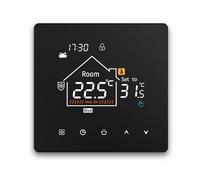 Irishom Système de Chauffage électrique Smart Thermostat Contrammable de Température de Plancher Programmable pour la Maison Pas de fidélité sans Fil (Pas de fidélité sans Fil)