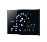 Irishom Thermostat d'ambiance WiFi pour chaudière à gaz avec écran LCD de 4,8" 5+1+1 - Thermostat mural programmable compatible avec Alexa Google Home