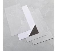 Irisroom Dalle PVC Adhesive Sol Effet Bois Gris Vinyle Sol Autocollant Convient Pour Le De Salon Chambre Corridor Marbre Effet Imperméable Carrelage Antidérapant 30x15cm 10 Dalles
